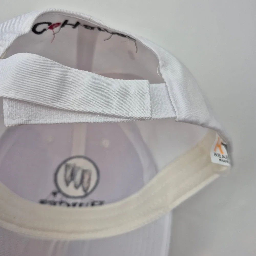 Buick Hat Cap White Strapback‎ Baseball Cap Embroidered Logo GM Licensed